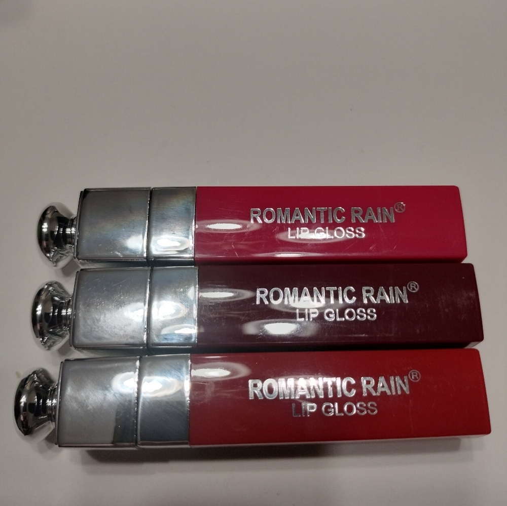 Lip Gloss Set - Pink, Red, and Brown